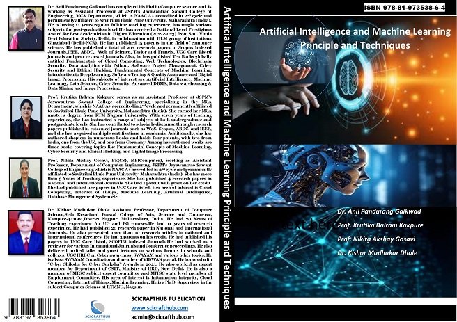 ARTIFICIAL INTELLIGENCE AND MACHINELEARNING: PRINCIPLE AND TECHNIQUES